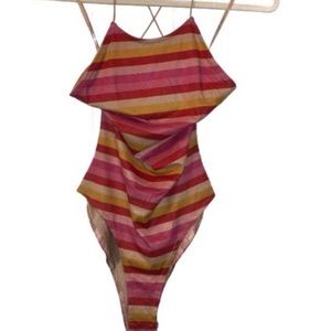 Wild Honey- Stripe Bodysuit